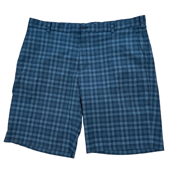 Nike Golf Dri-Fit Shorts Men’s Size 40 Black And Gray Check Pattern Golfing Golf - Picture 1 of 10